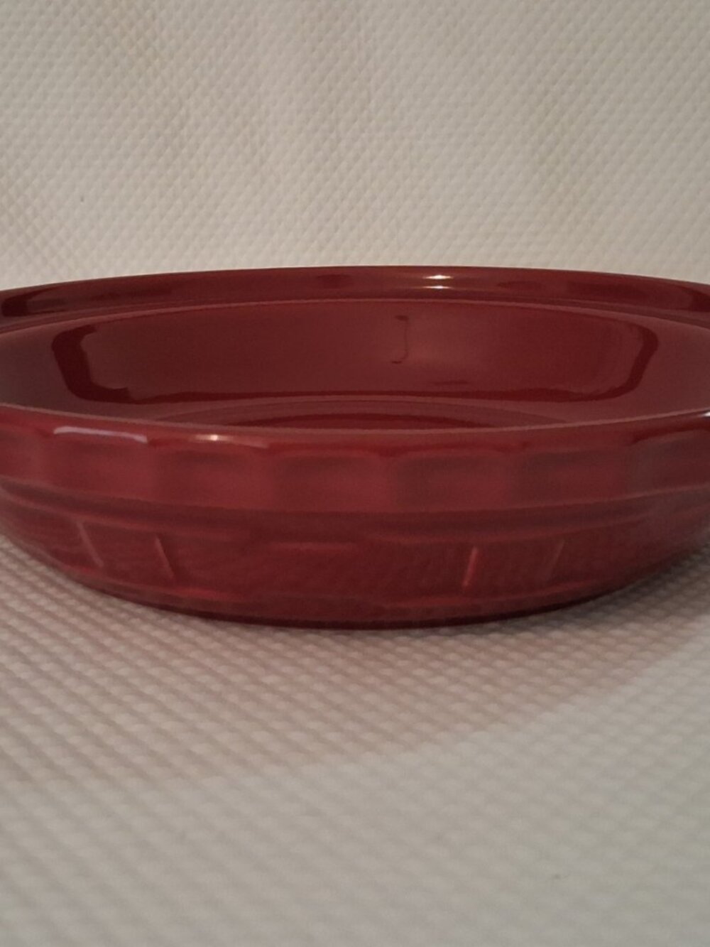 Longaberger Woven Traditions 10.5” Pie Plate Paprika